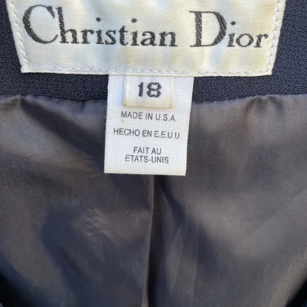 Christian Dior blazer size 18